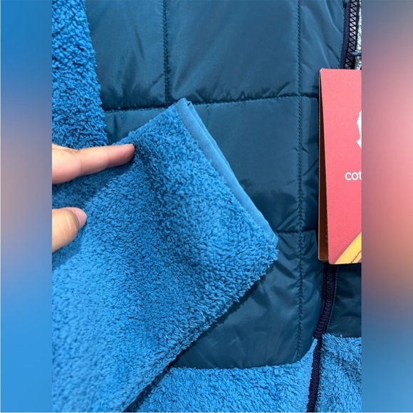 Cotopaxi Women's Medium Trico Hybrid Jacket Abyss Lake Blue NWT Hood Fleece - Picture 10 of 14